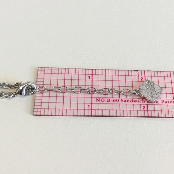 Kendra Scott Rayne Silver Long Pendant Necklace Tassel Mother Of Pearl White - Picture 10 of 10